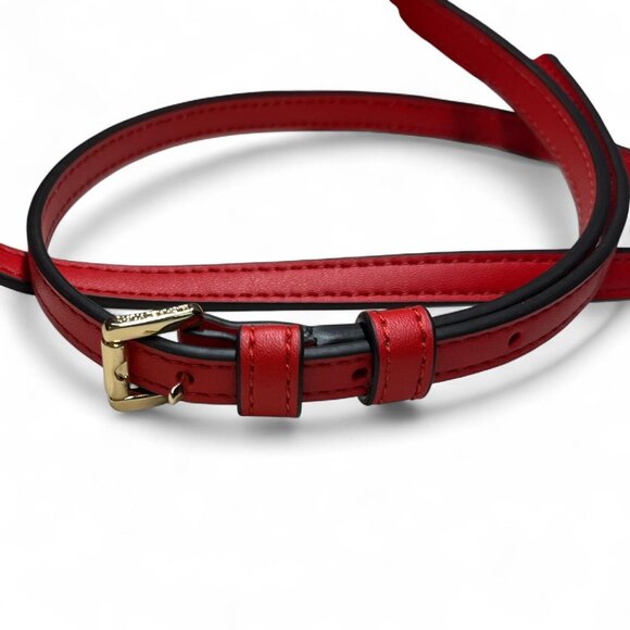 NWT Michael Kors Jet Set Travel Crossbody – Red Smartphone Bag - Picture 5 of 5